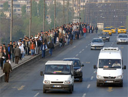 Kadıköyde yollar kapalı